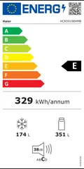 Étiquette énergie du Haier HCR5919EHMB