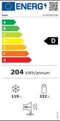 Étiquette énergie du Haier H1DWDNPK186