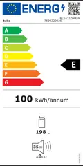Étiquette énergie du Beko BLSA210M4SN