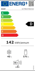 Étiquette énergie du Sharp SJ-FTB01ITXSD-EU2