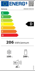 Étiquette énergie du Samsung BRB38G705DWW