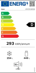Étiquette énergie du Haier HFR79F19DFGB