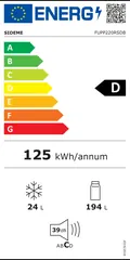 Étiquette énergie du SIDEME FUPP220RSDB